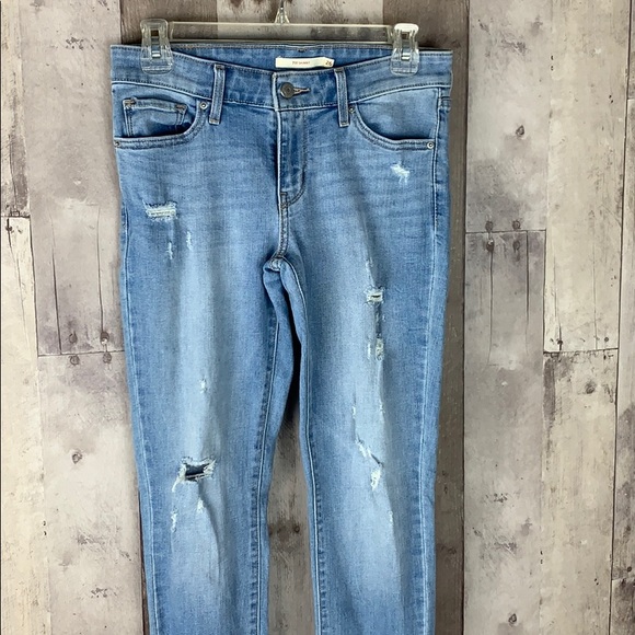 Levi’s 711 Skinny Distressed Jeans size 26 - Picture 5 of 8